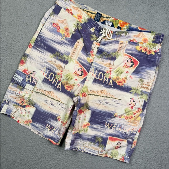 Polo Ralph Lauren Other - Polo Ralph Lauren Hawaii Aloha Hula Swim Trunks